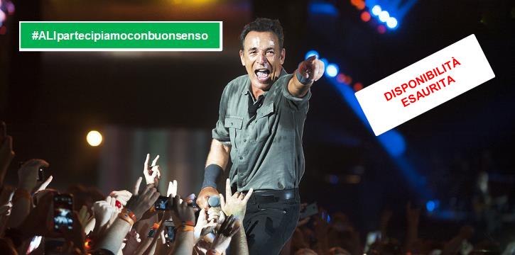 BRUCE SPRINGSTEEN and The E Street Band a Roma - Circo Massimo