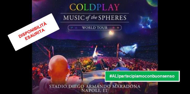 COLDPLAY A NAPOLI - 22 GIUGNO 2022