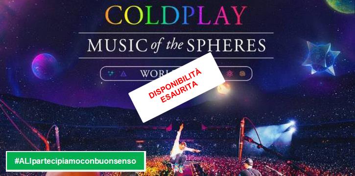 COLDPLAY A MILANO - STADIO MEAZZA - SAN SIRO