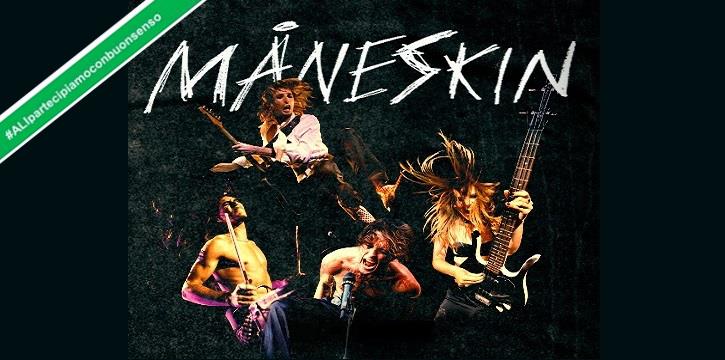 I MANESKIN ALLO STADIO MEAZZA DI MILANO