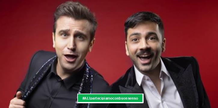 "FELICISSIMO SHOW" PIO E AMEDEO AL TEATRO EUROPAUDITORIUM
