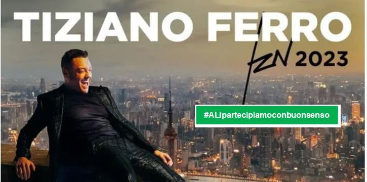 TIZIANO FERRO ALLO STADIO DI SAN NICOLA DI BARI