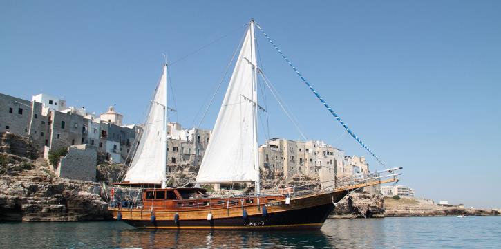 ESCURSIONE IN CAICCO LUNGO LA COSTA DA MONOPOLI A POLIGNANO A MARE