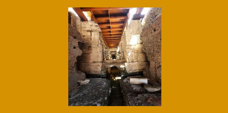 COLOSSEO DI SERA CON NUOVO PERCORSO SOTTERRANEO - ALTRA DATA