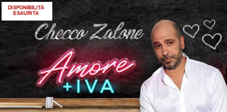 CHECCO ZALONE - ULTIMA DATA AL FORUM DI ASSAGO!