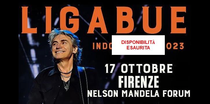 LIGABUE AL NELSON MANDELA FORUM DI FIRENZE