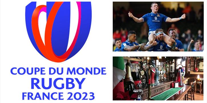 PUB & RUGBY: WORLD CUP 2023 ITALIA - FRANCIA