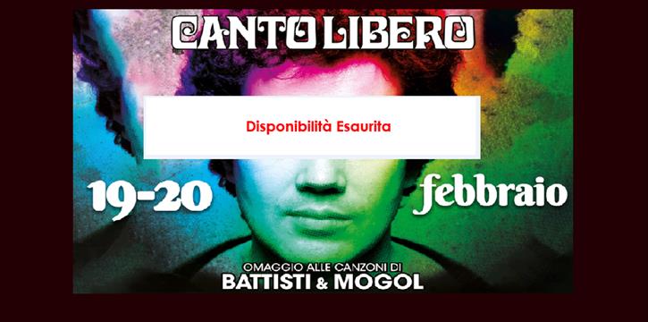 AL TEATRO OLIMPICO "CANTO LIBERO": OMAGGIO ALLE CANZONI DI MOGOL E BATTISTI