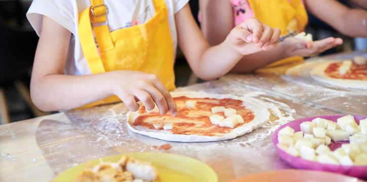 LABORATORIO CULINARIO SULLA PIZZA PER BAMBINI