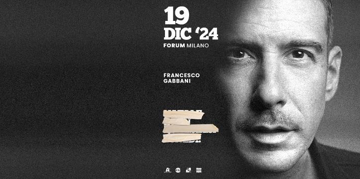 FRANCESCO GABBANI AL FORUM DI ASSAGO