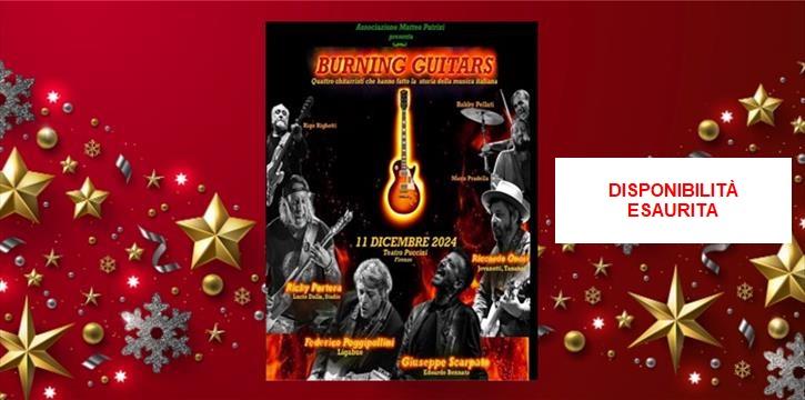BURNING GUITARS AL TEATRO PUCCINI