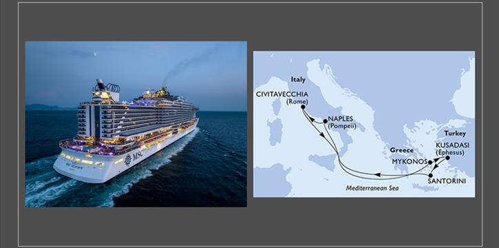 Annullata - CROCIERA MSC DIVINA CON PARTENZA DA CIVITAVECCHIA