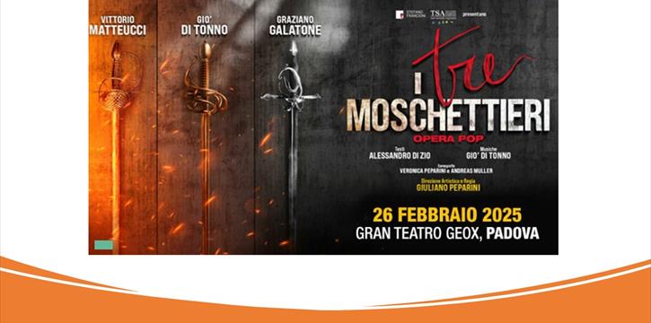 I TRE MOSCHETTIERI - OPERA POP