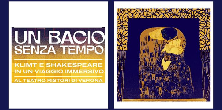 "UN BACIO SENZA TEMPO": KLIMT E SHAKESPEARE IN UN VIAGGIO IMMERSIVO