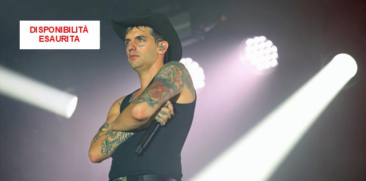 ACHILLE LAURO IN CONCERTO AL MANDELA FORUM DI FIRENZE