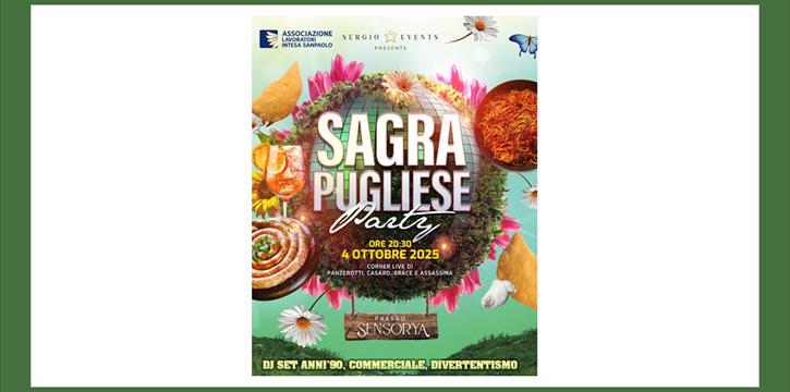 PUGLIA IN SAGRA CON MUSICA - SENSORYA IL GIARDINO DEI SENSI - MODUGNO (BA)
