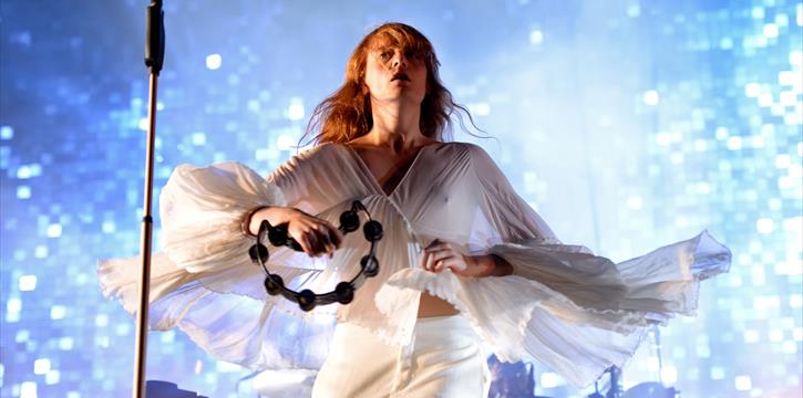 FLORENCE AND THE MACHINE ALL'IPPODROMO DI S. SIRO DI MILANO