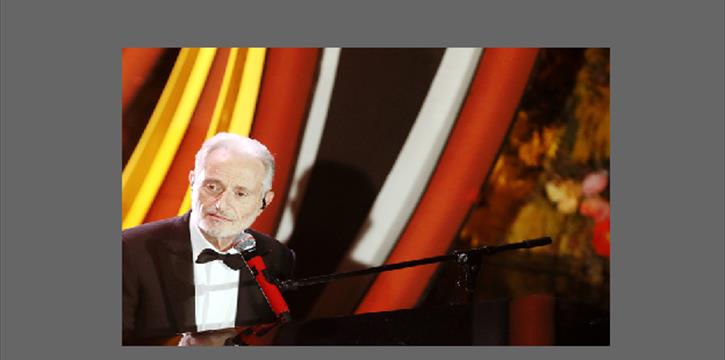 AMEDEO MINGHI IL RECITAL AL TEATRO DEL FUOCO DI FOGGIA