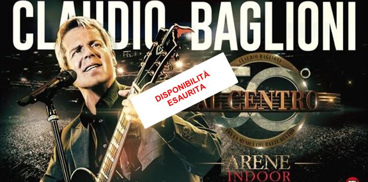 CLAUDIO BAGLIONI - AL CENTRO TOUR 2018 - UNIPOL ARENA