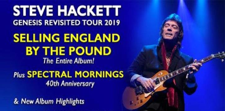 STEVE HACKETT GENESIS REVISITED TOUR 2019 - BOLOGNA