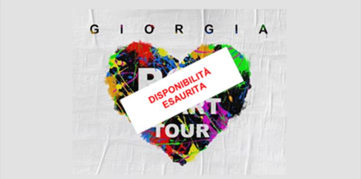 GIORGIA POP HEART TOUR AL MANDELA FORUM DI FIRENZE