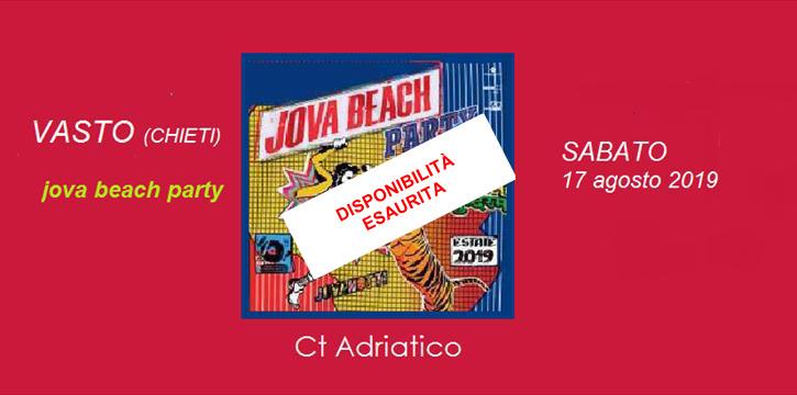 JOVA BEACH PARTY A VASTO (CHIETI) CON IL CT ADRIATICO!