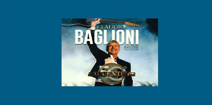 CLAUDIO BAGLIONI - AL CENTRO TOUR 2018 - A ROMA CON IL GRUPPO MAM
