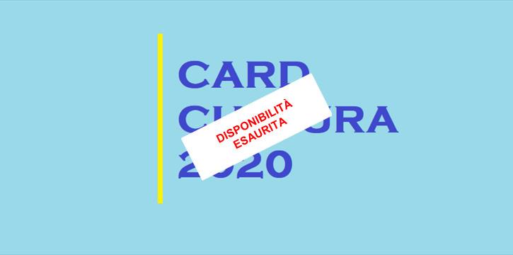 CARD CULTURA 2020