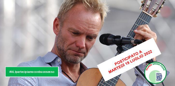 STING IN CONCERTO A PARMA: MY SONGS