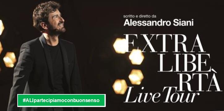 ALESSANDRO SIANI | EXTRA LIBERTÀ LIVE TOUR A BOLOGNA TEATRO EUROPAUDITORIUM