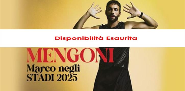 MARCO MENGONI ALLO STADIO SAN NICOLA DI BARI - TOUR 2025