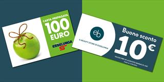 Carte prepagate Esselunga + buono sconto Esserbella su BitQ