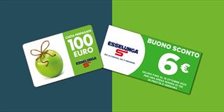 Carte prepagate Esselunga + buono sconto 