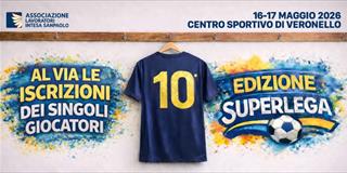 10^ SUPERLEGA ALI INTESA SANPAOLO - CALCIO 7 vs 7 - VERONELLO (VR) - ISCRIZIONE DEI SINGOLI GIOCATORI