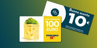 Carte prepagate Esselunga + buono sconto Esserbella su BitQ