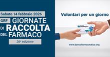 26ª GIORNATA DI RACCOLTA DEL FARMACO 14 FEBBRAIO 2026