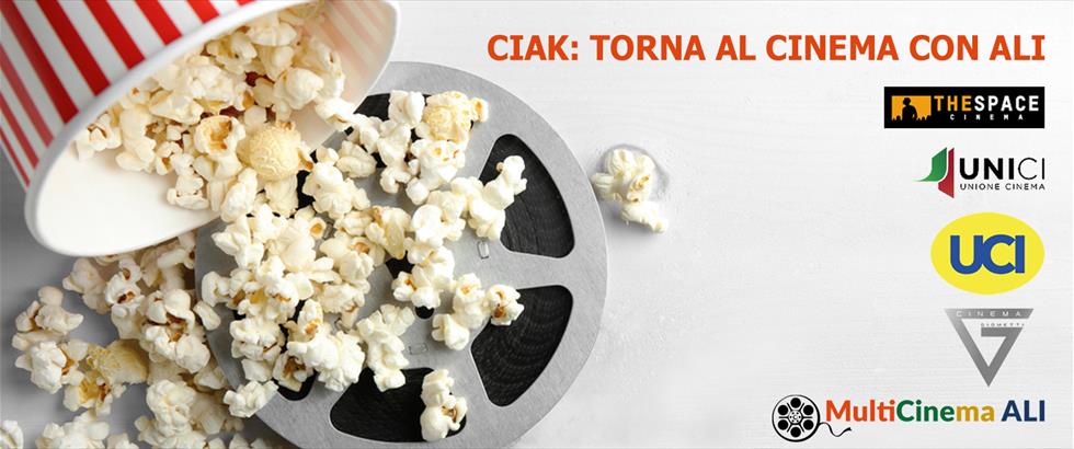 CIAK: TORNA AL CINEMA CON ALI