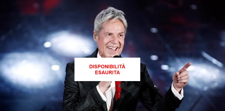 CLAUDIO BAGLIONI: "GRANDTOUR - LA VITA È ADESSO" AL PRATO DELLE CORNACCHIE DI FIRENZE