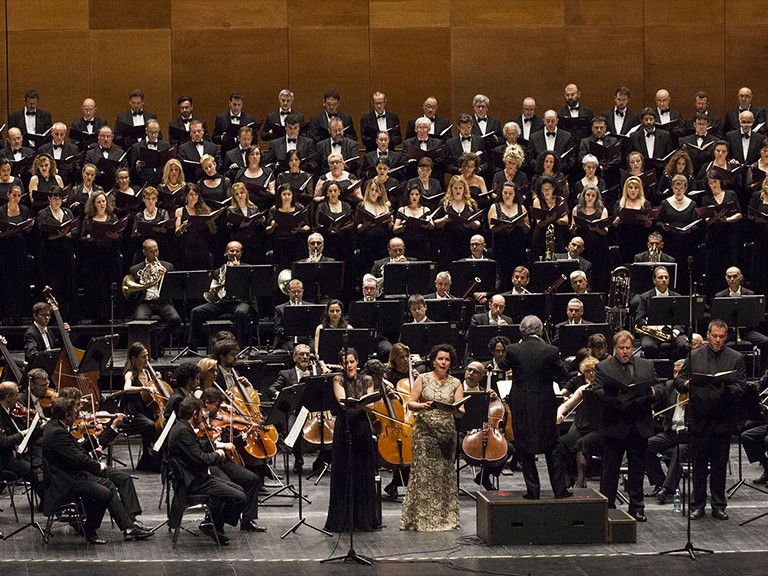 CARMINA BURANA ORCHESTRA E CORO DEL MAGGIO MUSICALE FIORENTINO AL MUSART FESTIVAL DI PRATOLINO - FIRENZE