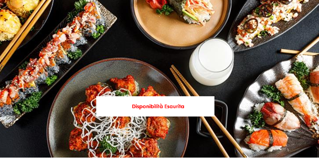 SAPORI MONDIALI - CENA GIAPPONESE AL SAKANA SUSHI - ROMA