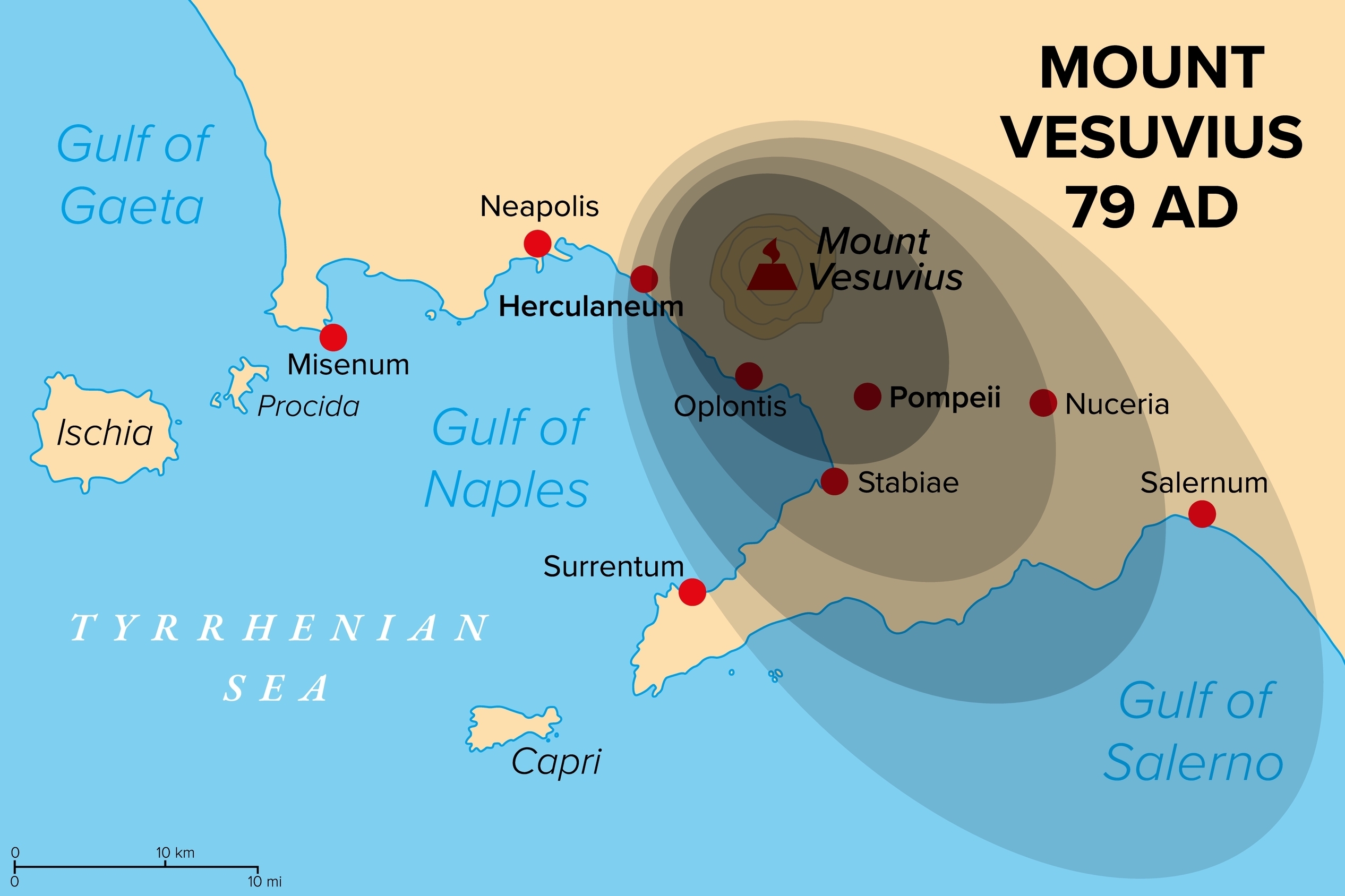 SOTTO IL VESUVIO NEL 79 D.C. - POMPEI E LA VILLA DEI MISTERI, ERCOLANO E OPLONTIS - GITA 3 GIORNI